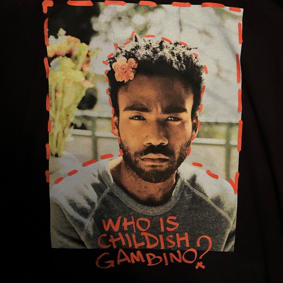Childish Gambino Donald Glover Face Music Tee Men’s Size Small. - Picture 2 of 4